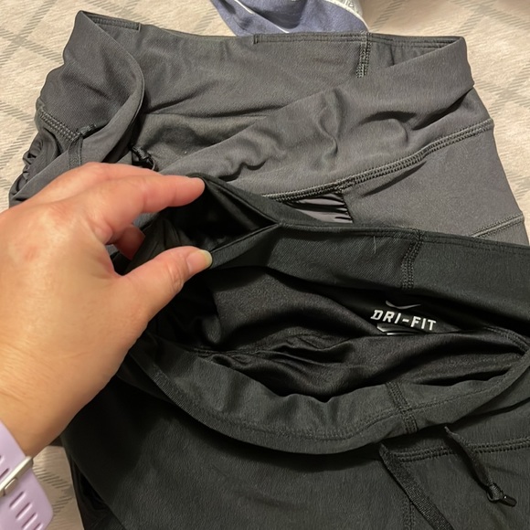 Nike dry fit shorts with underwear lining attached - Picture 6 of 7